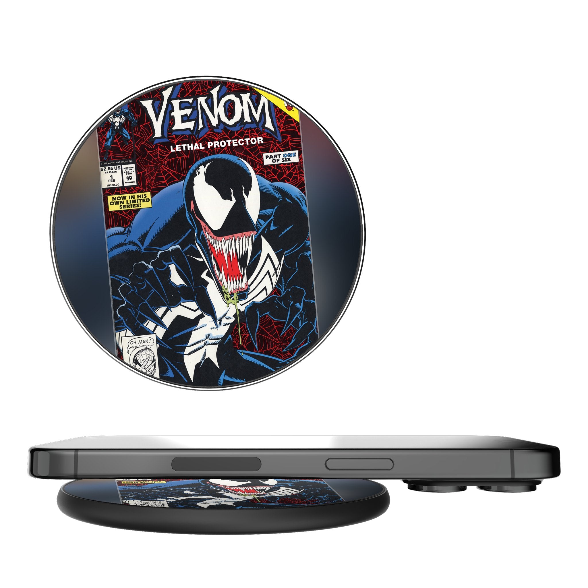 Marvel Venom Classic Cover 15-Watt Wireless Charger