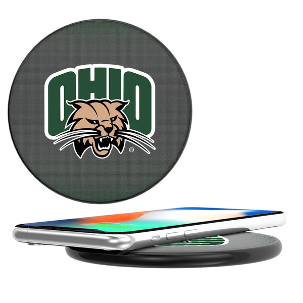 Ohio University Bobcats Linen 15-Watt Wireless Charger