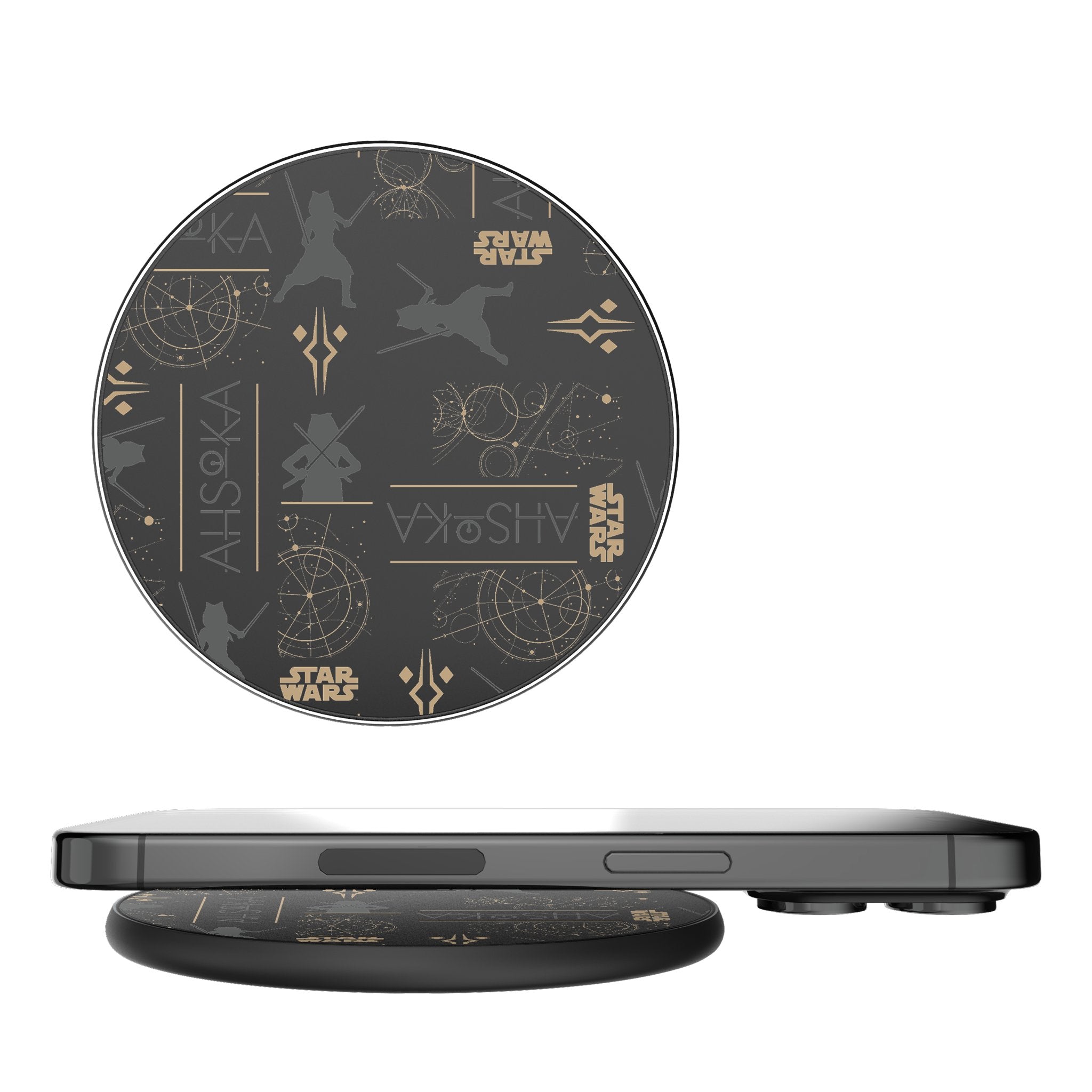 Star Wars Ahsoka Pattern 15-Watt Wireless Charger