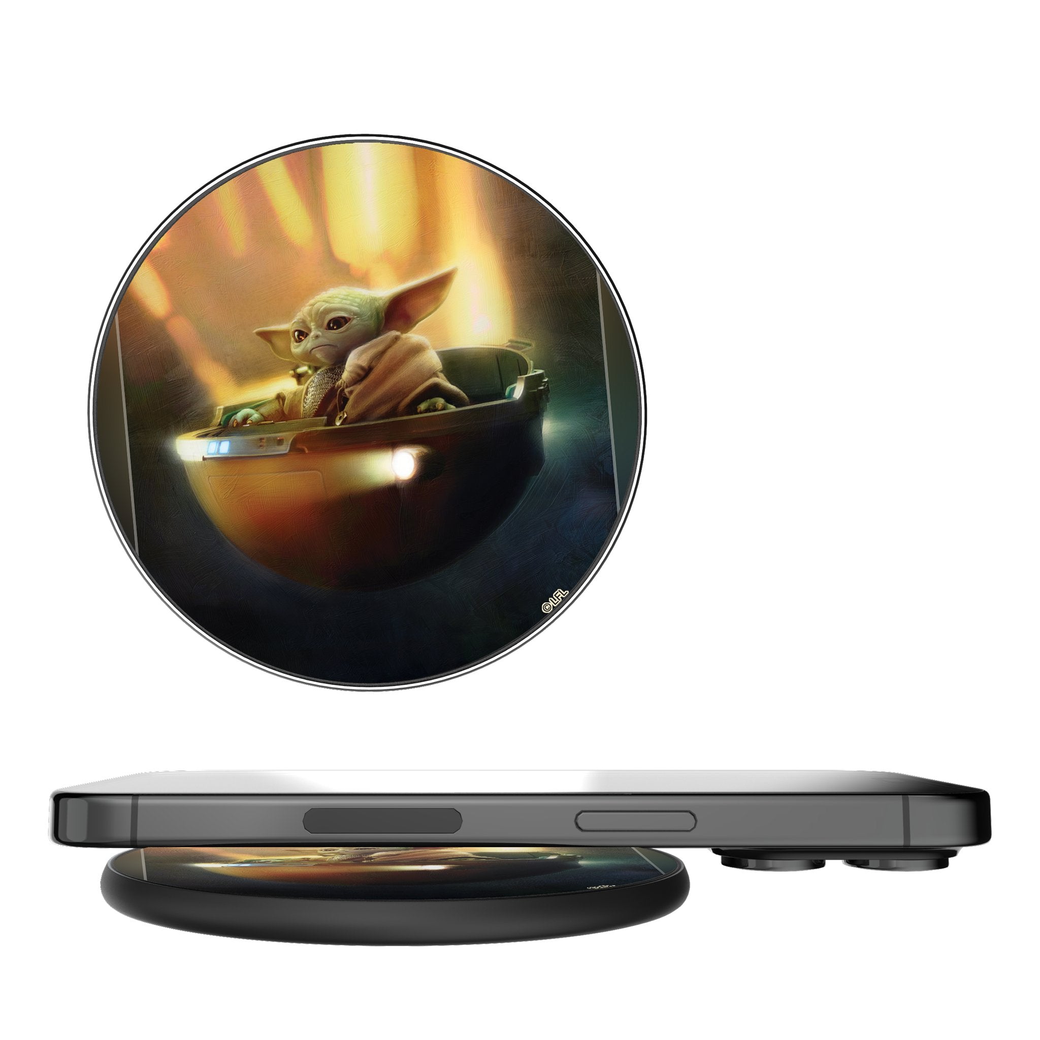 Star Wars: The Mandalorian Grogu Portrait 15-Watt Wireless Charger