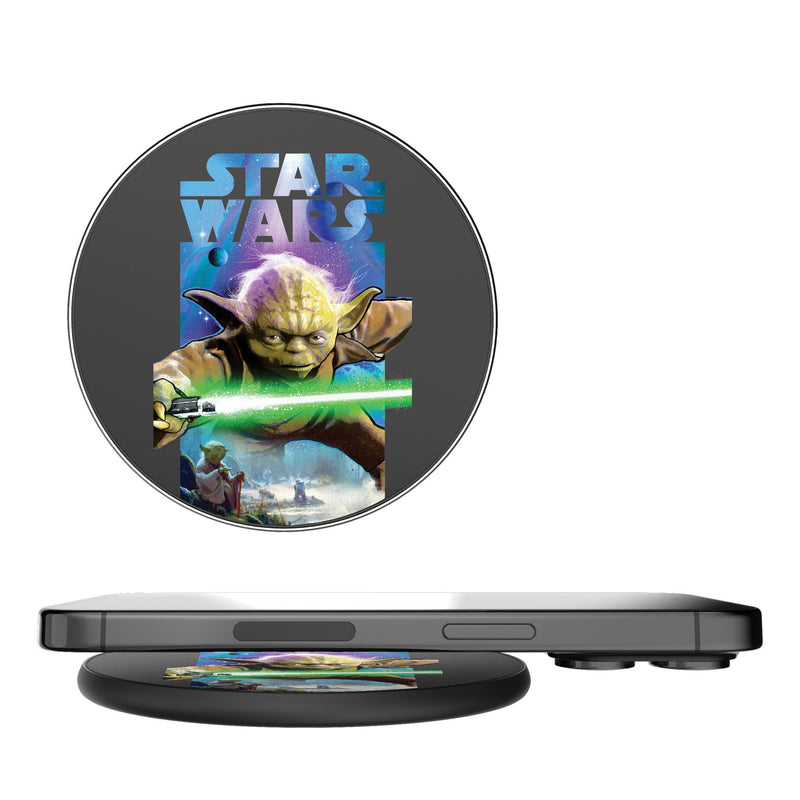 Star Wars Yoda Portrait Collage 15-Watt Wireless Charger