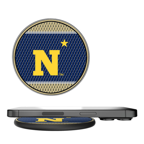 United State Naval Academy Midshipmen Mesh 15-Watt Wireless Charger