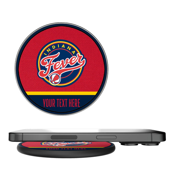 Indiana Fever Personalized Endzone Solid 15-Watt Wireless Charger