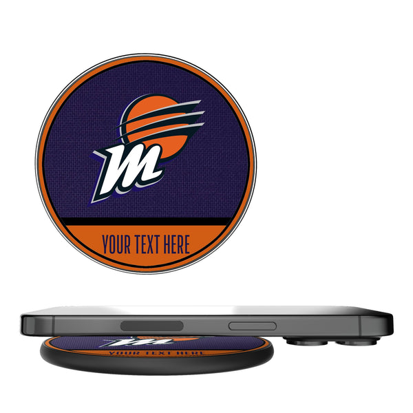 Phoenix Mercury Personalized Endzone Solid 15-Watt Wireless Charger