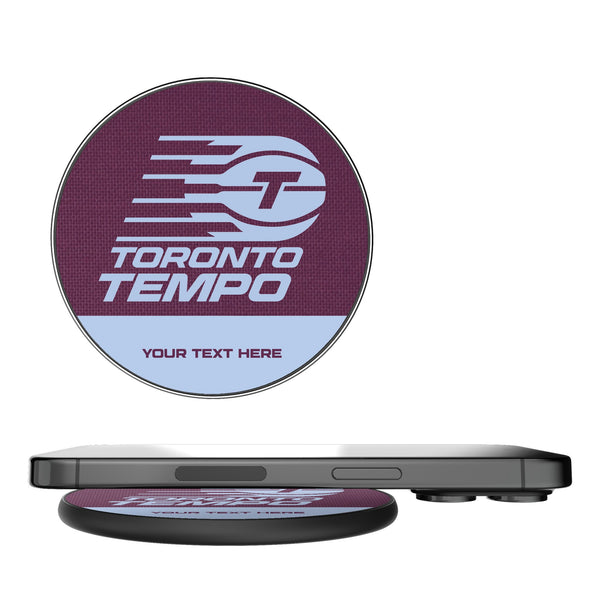 Toronto Tempo Personalized Endzone Solid 15-Watt Wireless Charger