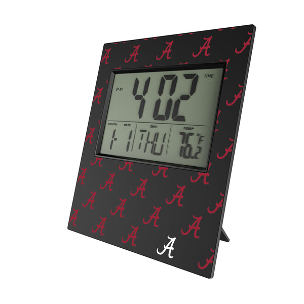 University of Alabama Crimson Tide Script A Fashion Pattern Wall Clock