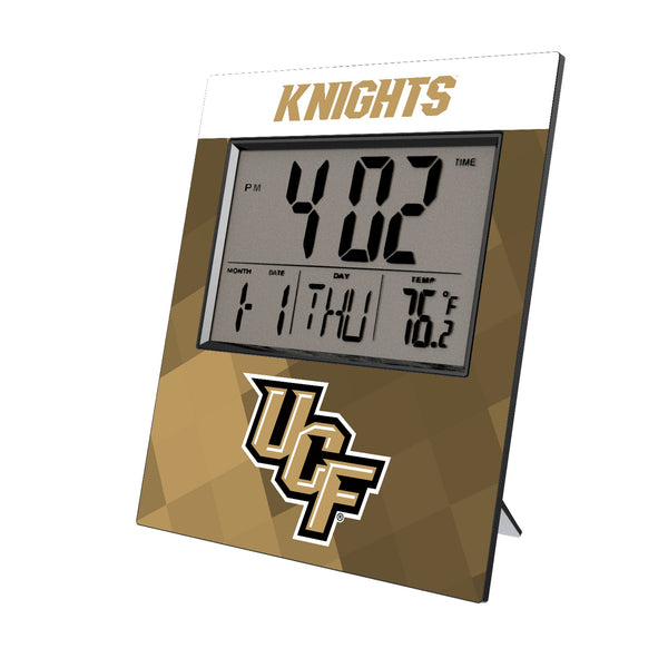 University of Central Florida Golden Knights Color Block Wall Clock