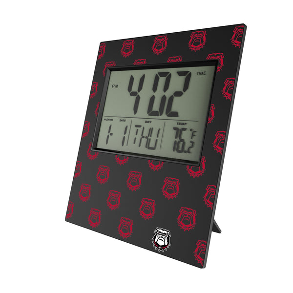 University of Georgia Bulldogs Uga Fashion Pattern Wall Clock