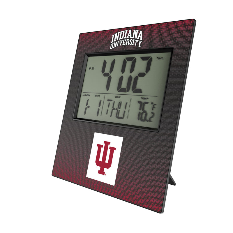 Indiana University Hoosiers Linen Wall Clock