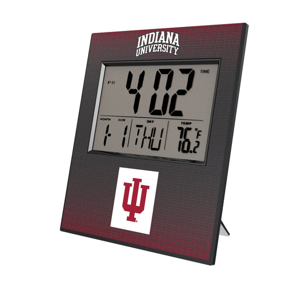 Indiana University Hoosiers Linen Wall Clock