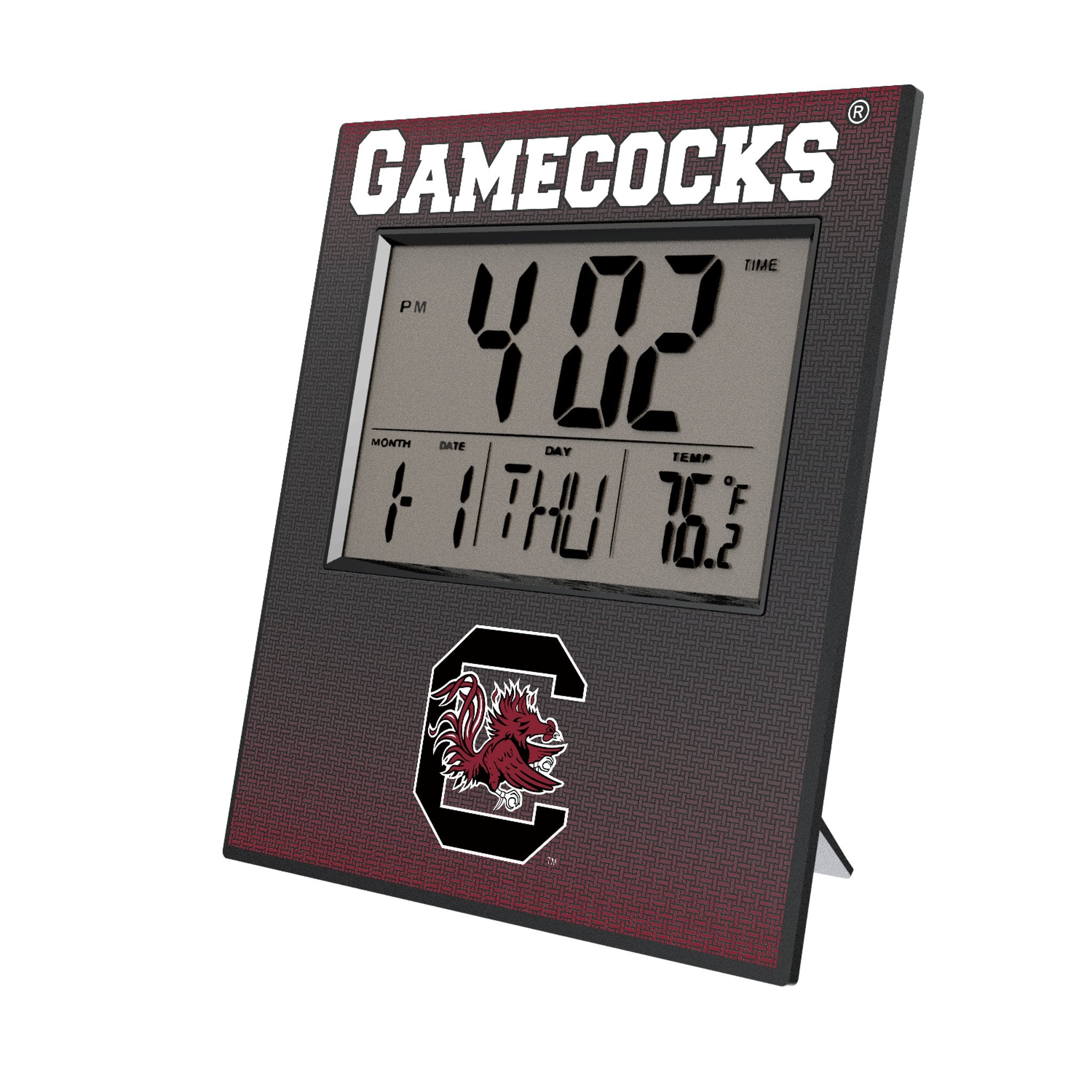 University of South Carolina Gamecocks Linen Wall Clock