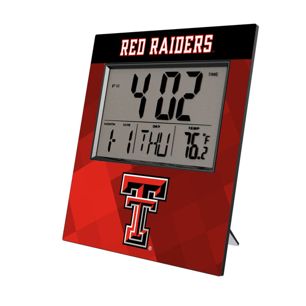 Texas Tech Red Raiders Color Block Wall Clock
