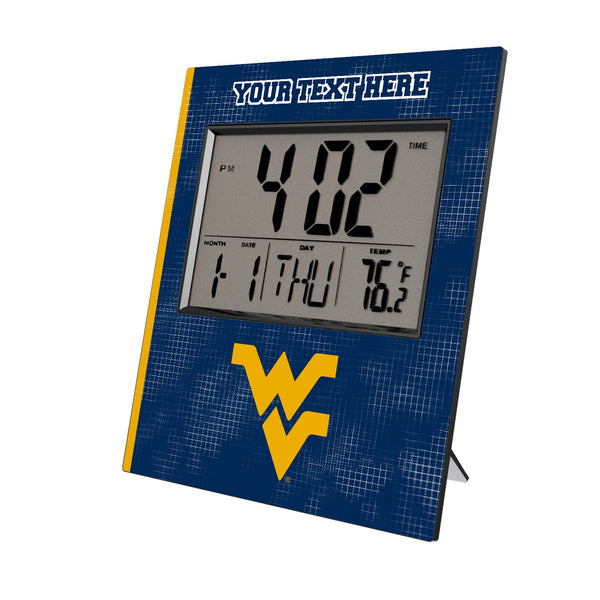 West Virginia University Mountaineers Personalized Hatch Wall Clock