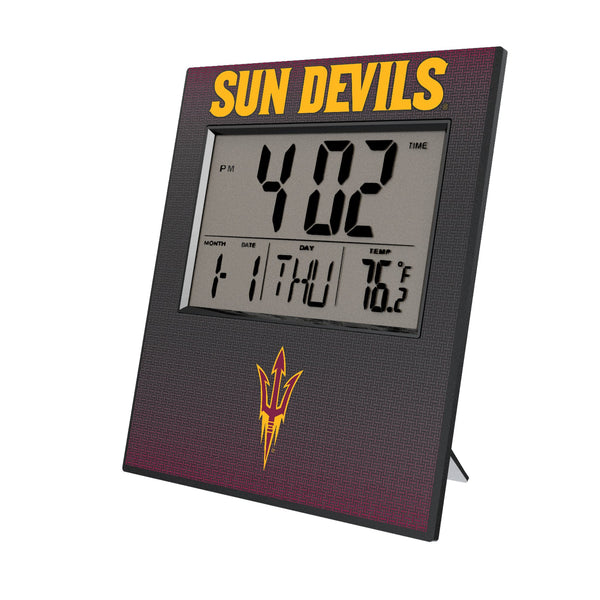 Arizona State University Sun Devils Linen Wall Clock