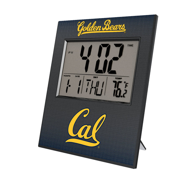 University of California Berkeley Golden Bears Linen Wall Clock