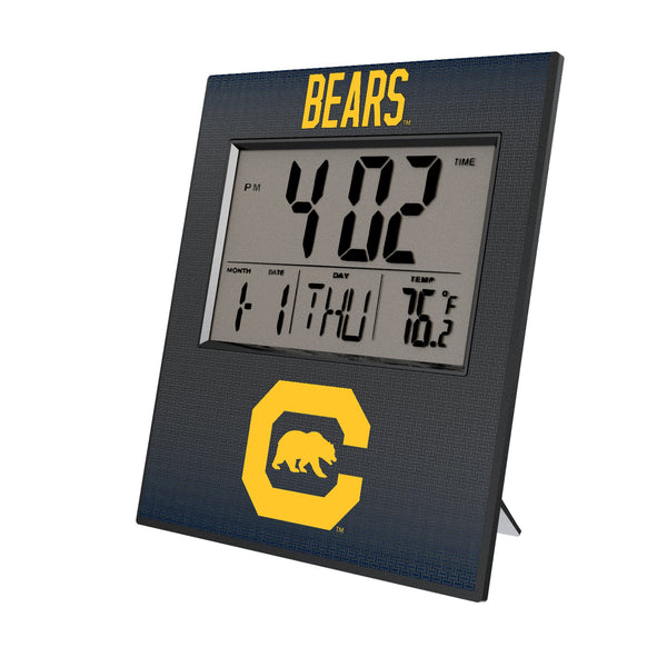 University of California Berkeley Golden Bears Linen Wall Clock