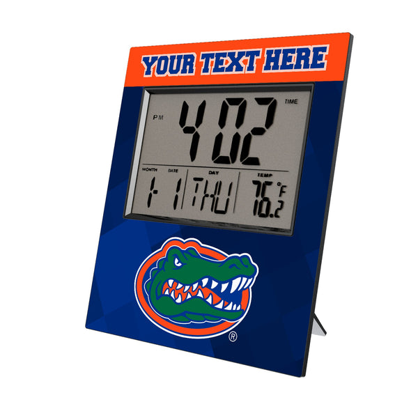 University of Florida Gators Personalized Color Block Wall Clock