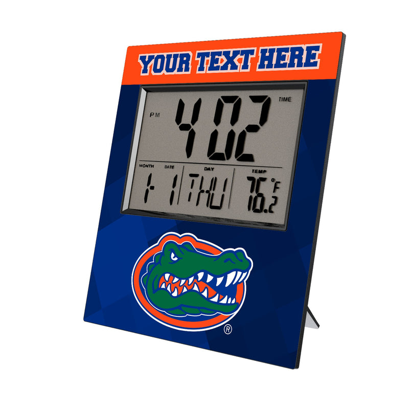 University of Florida Gators Personalized Color Block Wall Clock