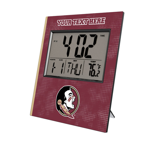 Florida State University Seminoles Personalized Hatch Wall Clock