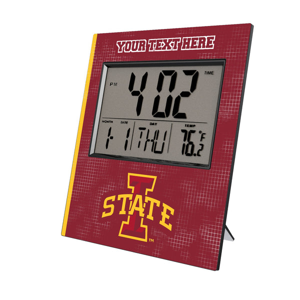 Iowa State University Cyclones Personalized Hatch Wall Clock