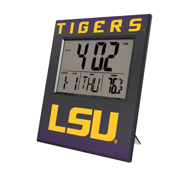 Louisiana State University Tigers Linen Wall Clock