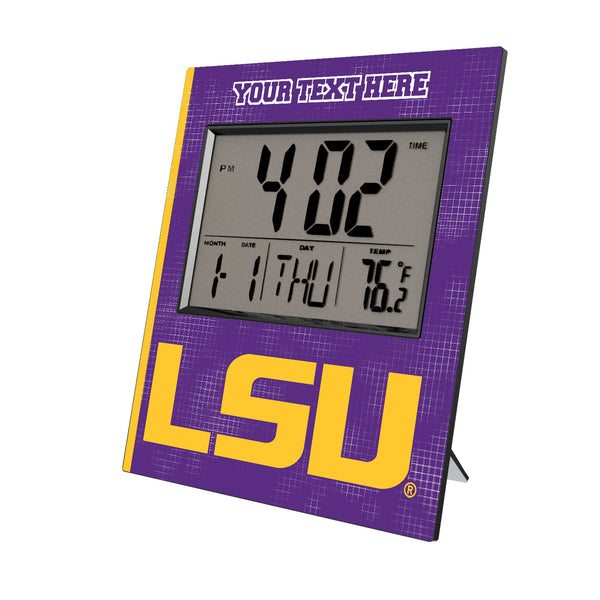 Louisiana State University Tigers Personalized Hatch Wall Clock