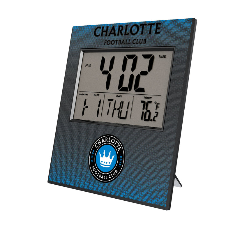 Charlotte FC  Linen Wall Clock