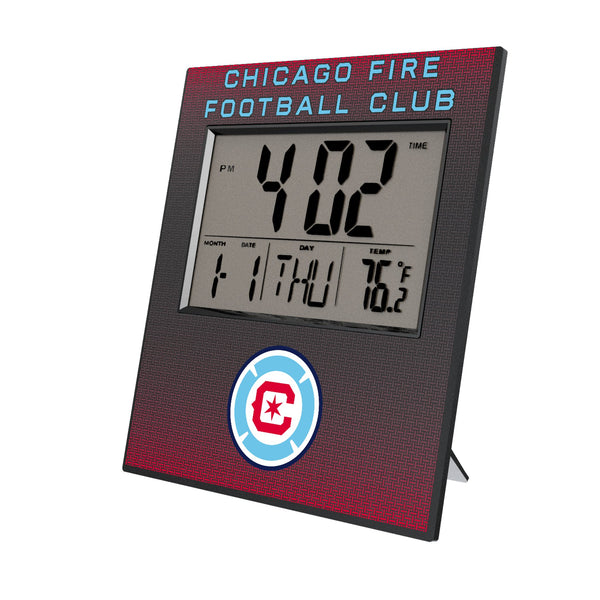 Chicago Fire Linen Wall Clock