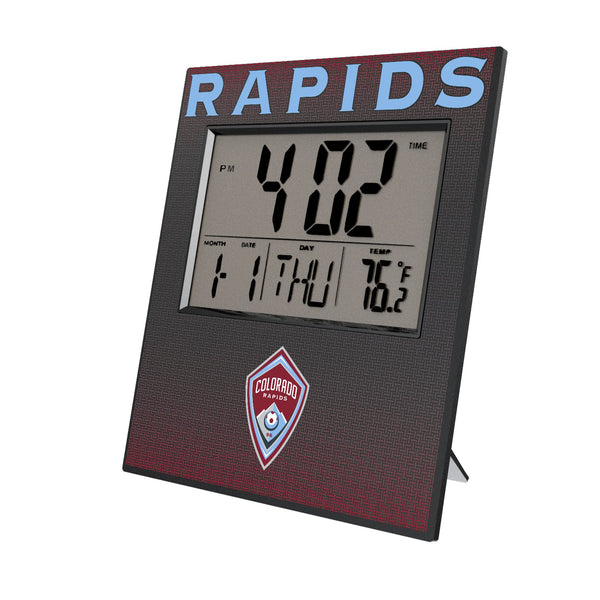 Colorado Rapids Linen Wall Clock
