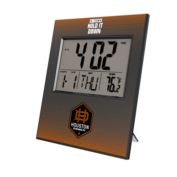 Houston Dynamo Linen Wall Clock