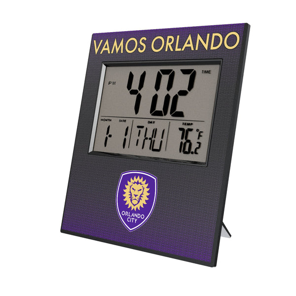 Orlando City Soccer Club Linen Wall Clock