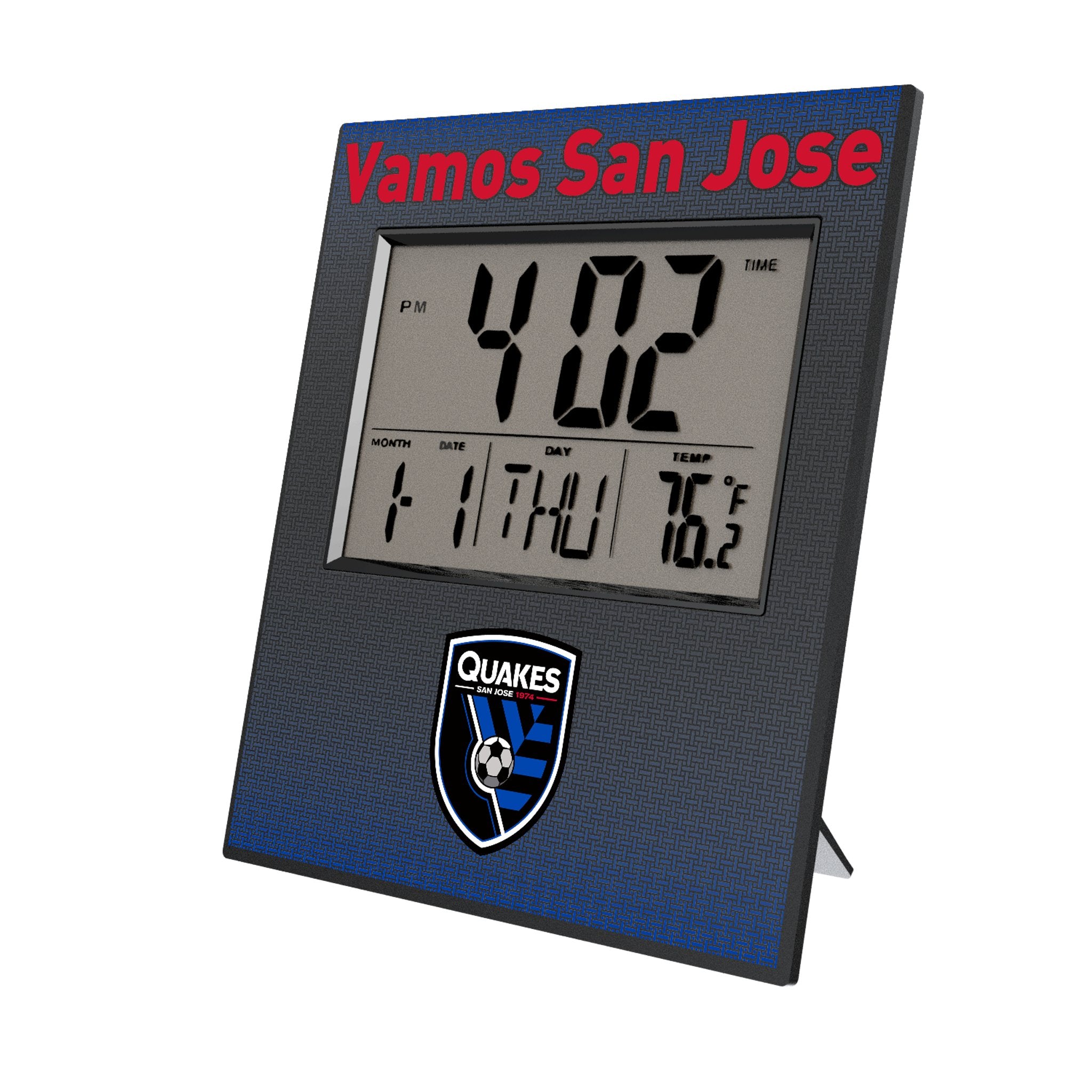 San Jose Earthquakes Linen Wall Clock