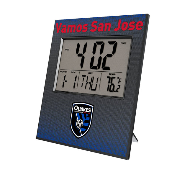 San Jose Earthquakes Linen Wall Clock