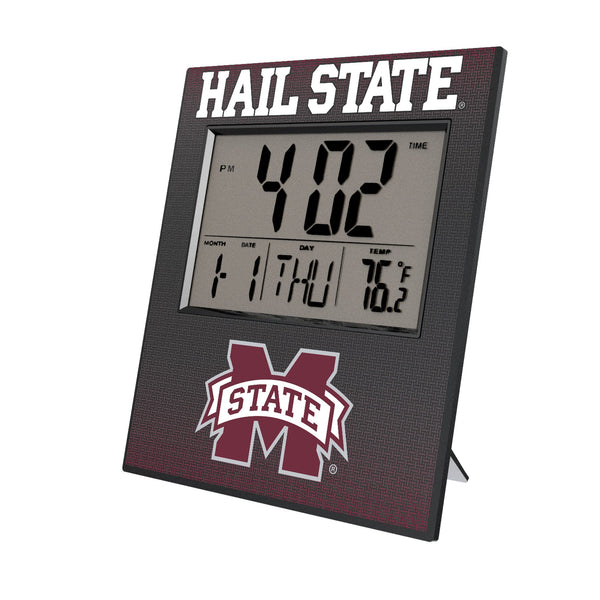 Mississippi State Bulldogs Linen Wall Clock