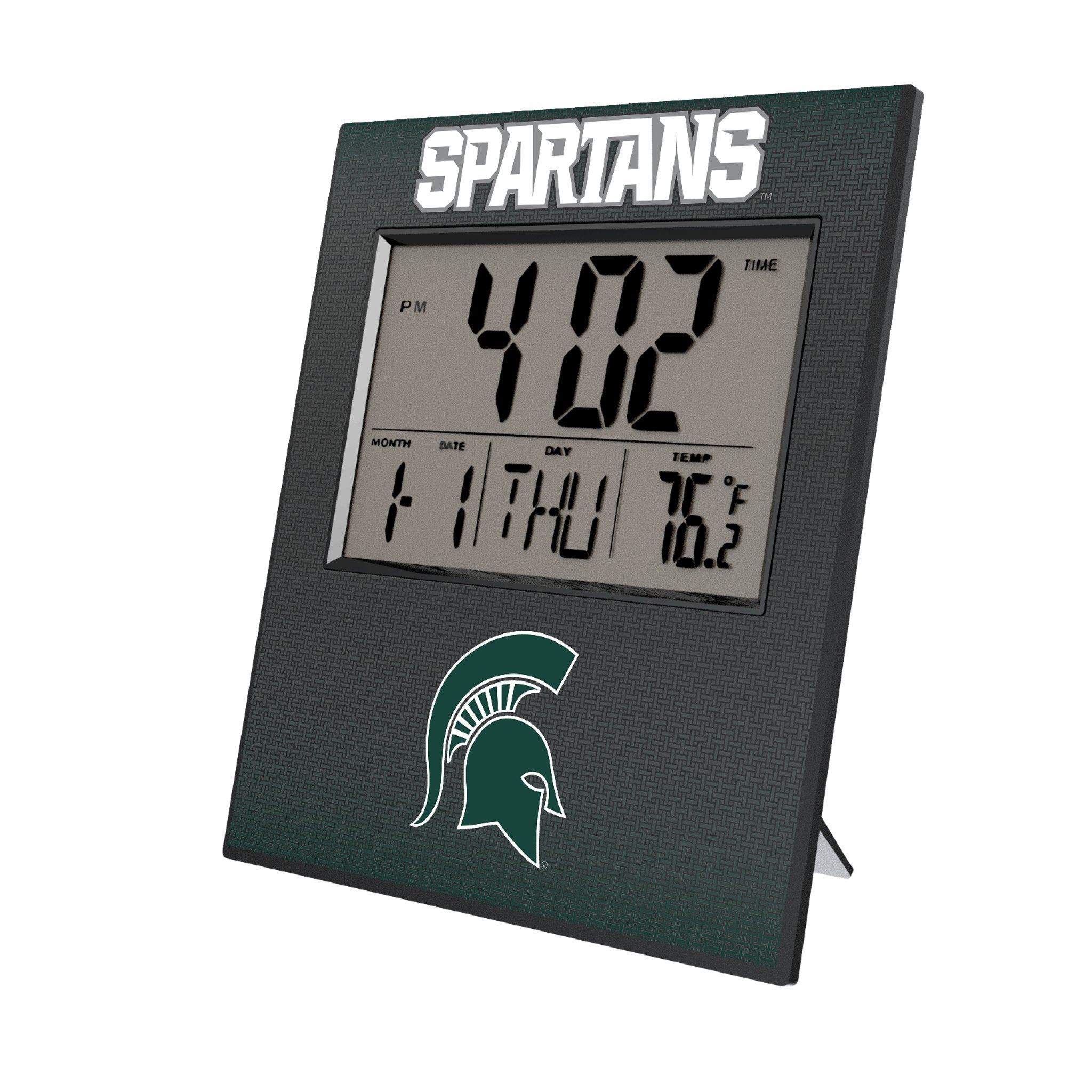 Michigan State University Spartans Linen Wall Clock