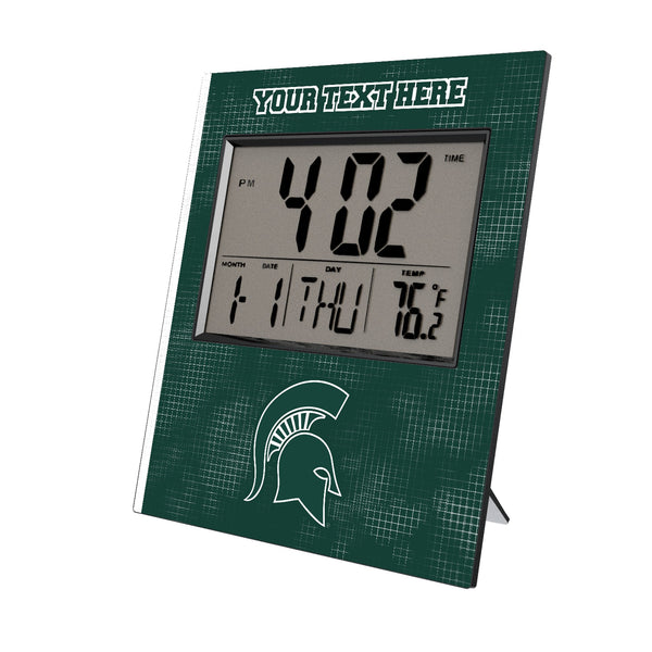 Michigan State University Spartans Personalized Hatch Wall Clock