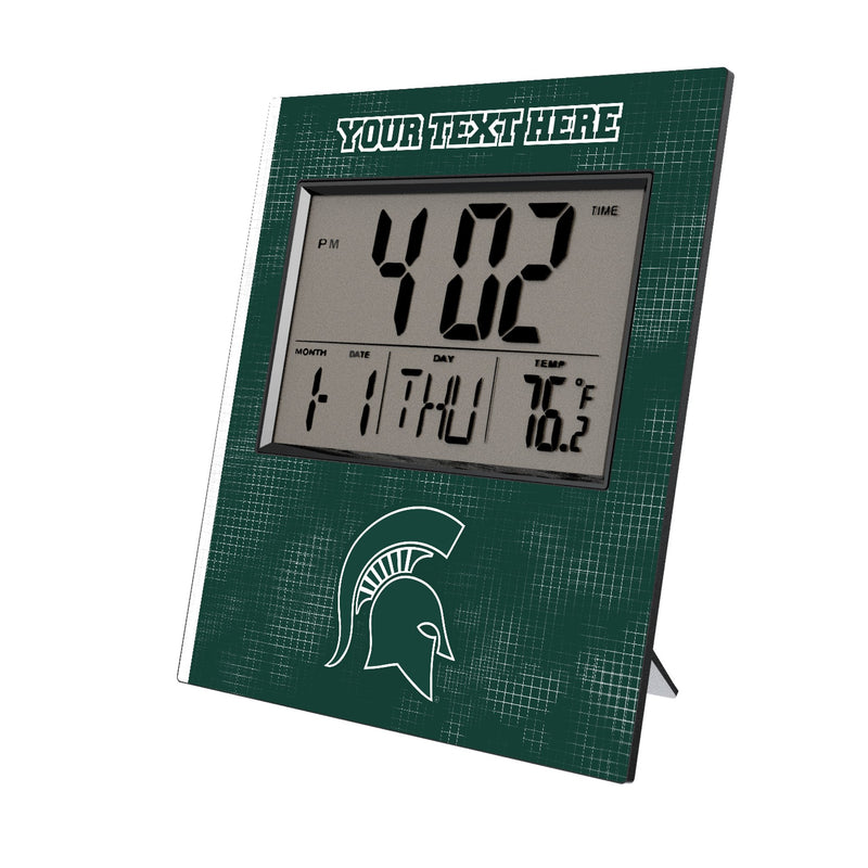 Michigan State University Spartans Personalized Hatch Wall Clock