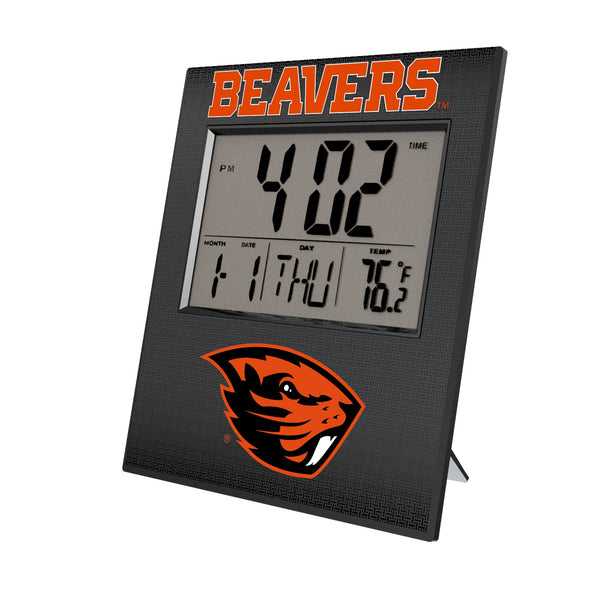 Oregon State University Beavers Linen Wall Clock