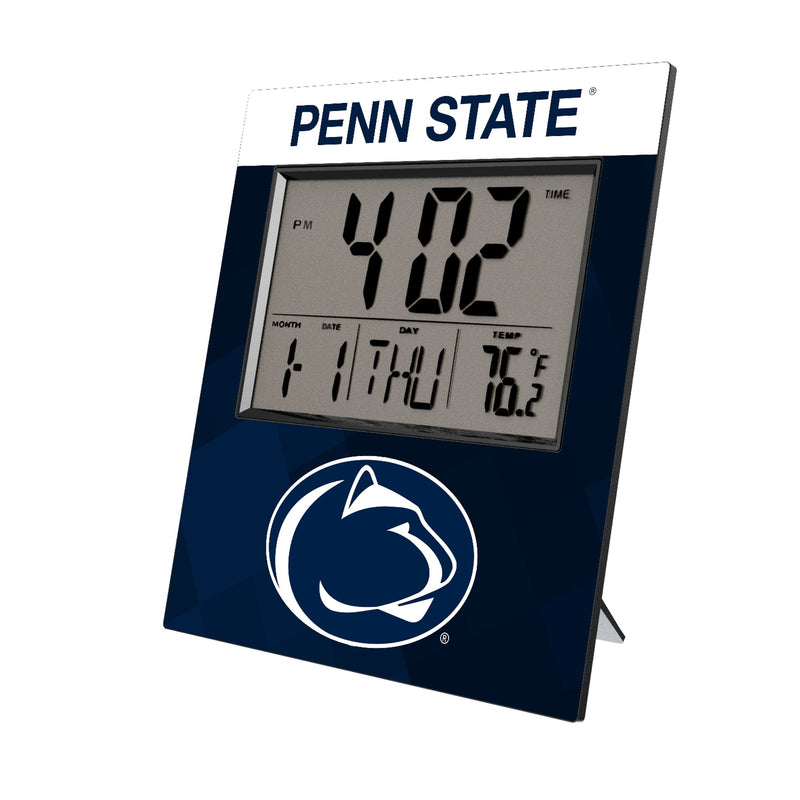 Pennsylvania State University Nittany Lions Color Block Wall Clock