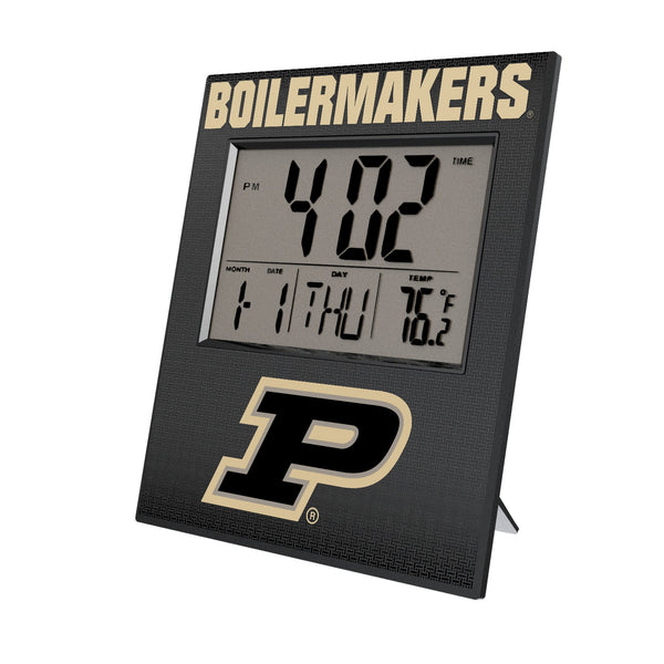 Purdue University Boilermakers Linen Wall Clock