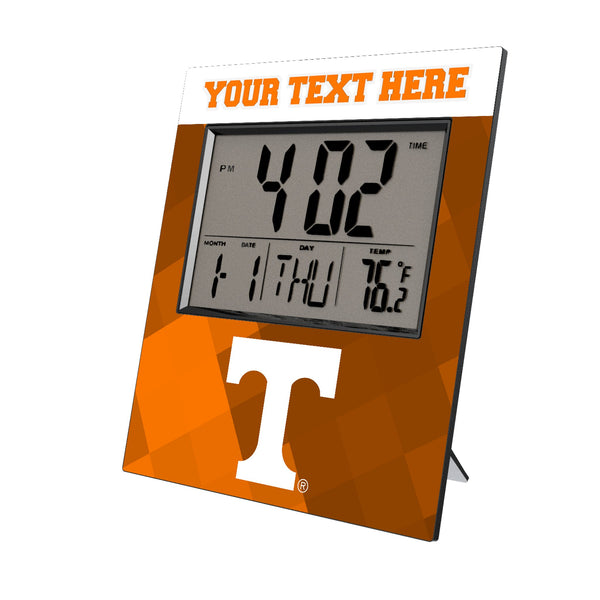 University of Tennessee Volunteers Personalized Color Block Wall Clock