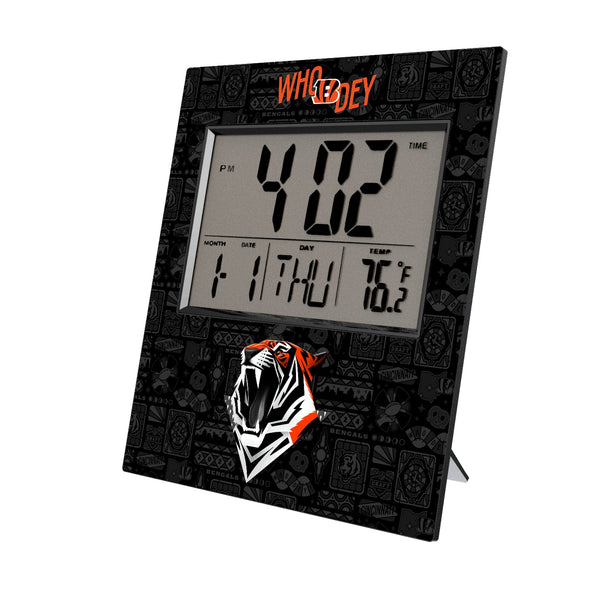 Cincinnati Bengals 2024 Illustrated Limited Edition Wall Clock
