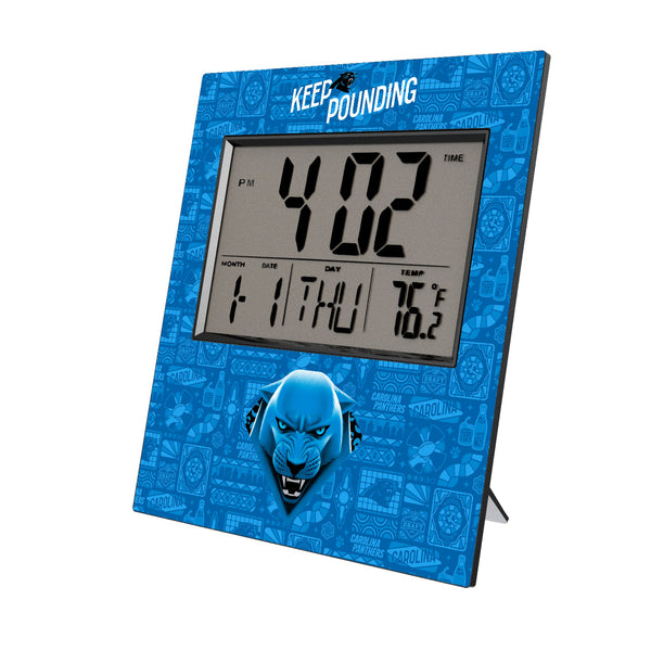 Carolina Panthers 2024 Illustrated Limited Edition Wall Clock