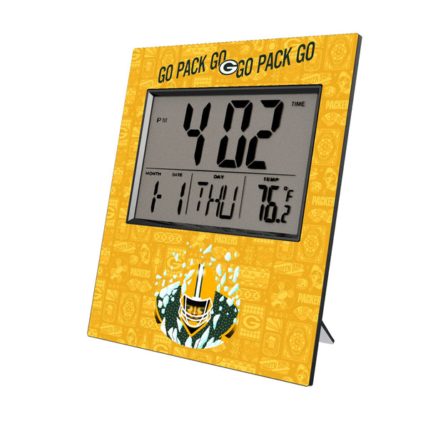 Green Bay Packers 2024 Illustrated Limited Edition Wall Clock
