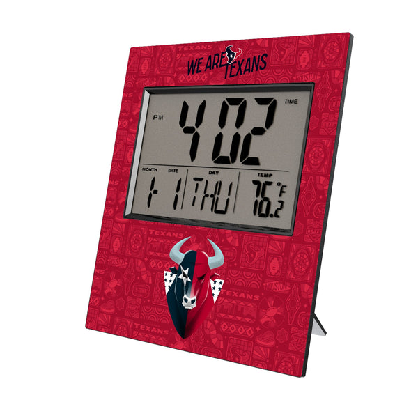 Houston Texans 2024 Illustrated Limited Edition Wall Clock