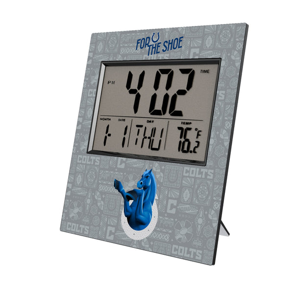 Indianapolis Colts 2024 Illustrated Limited Edition Wall Clock