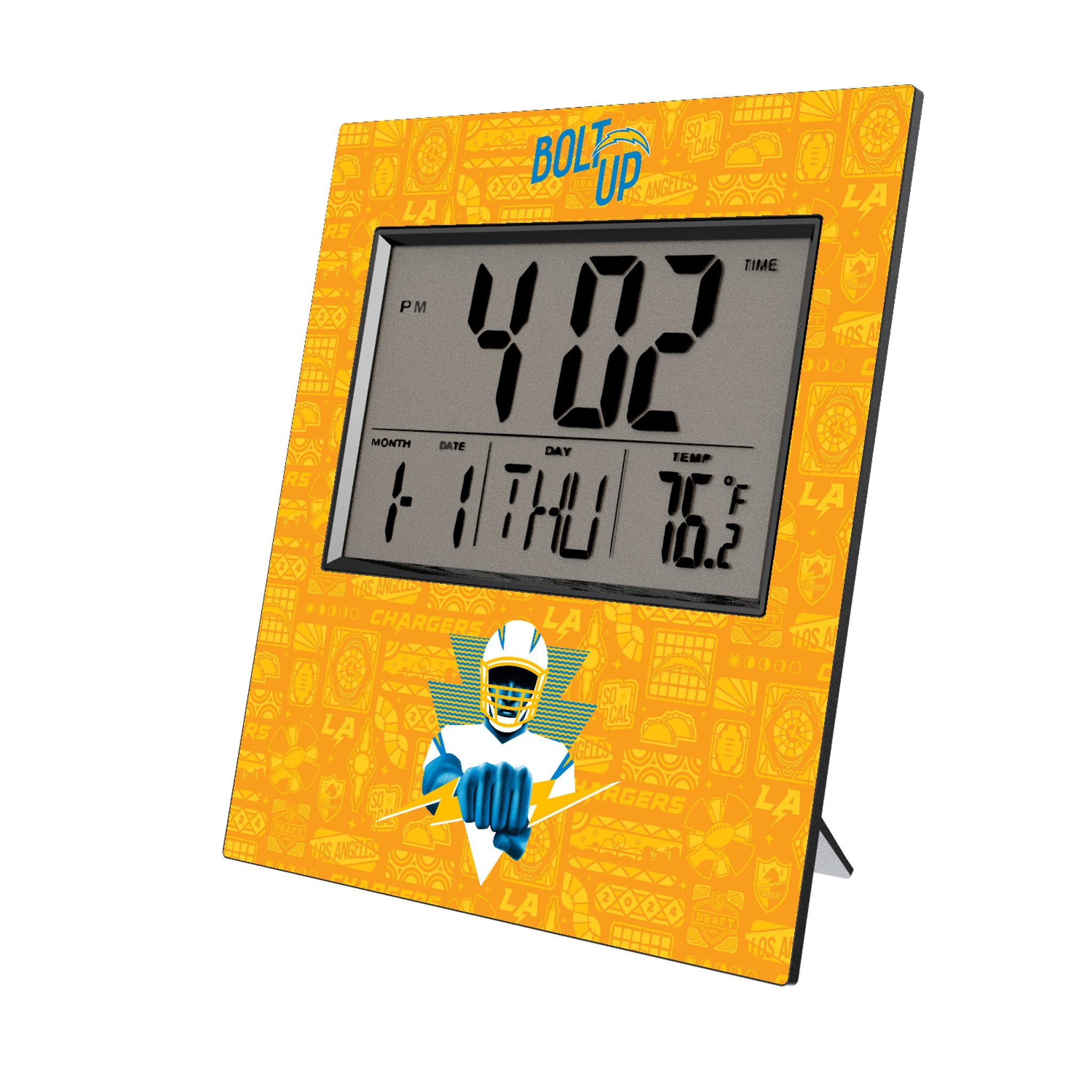 Los Angeles Chargers 2024 Edition Wall Clock