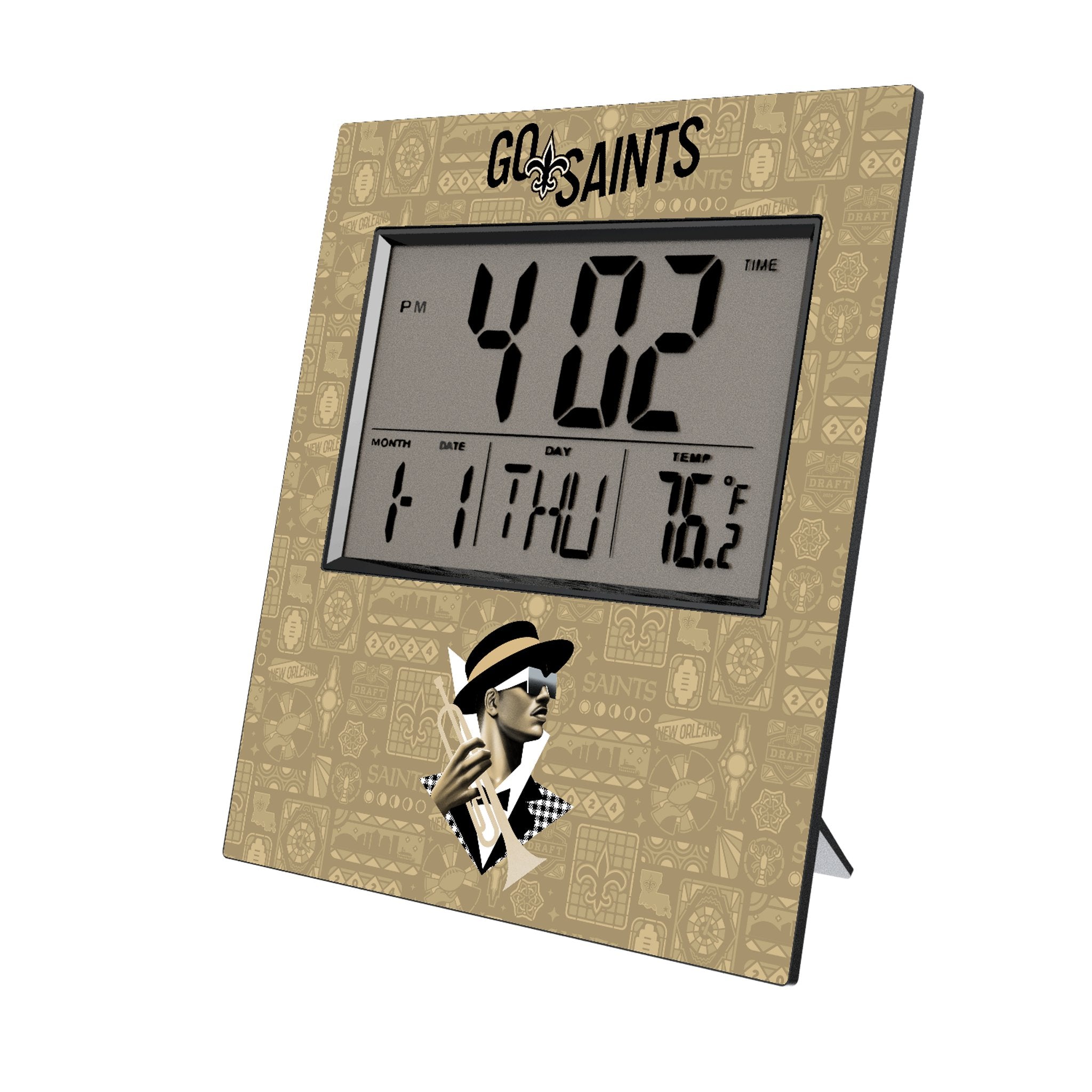 New Orleans Saints 2024 Edition Wall Clock