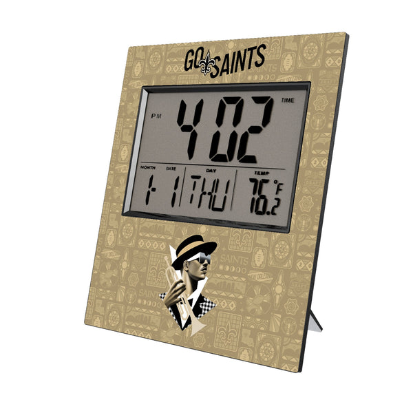 New Orleans Saints 2024 Illustrated Limited Edition Wall Clock