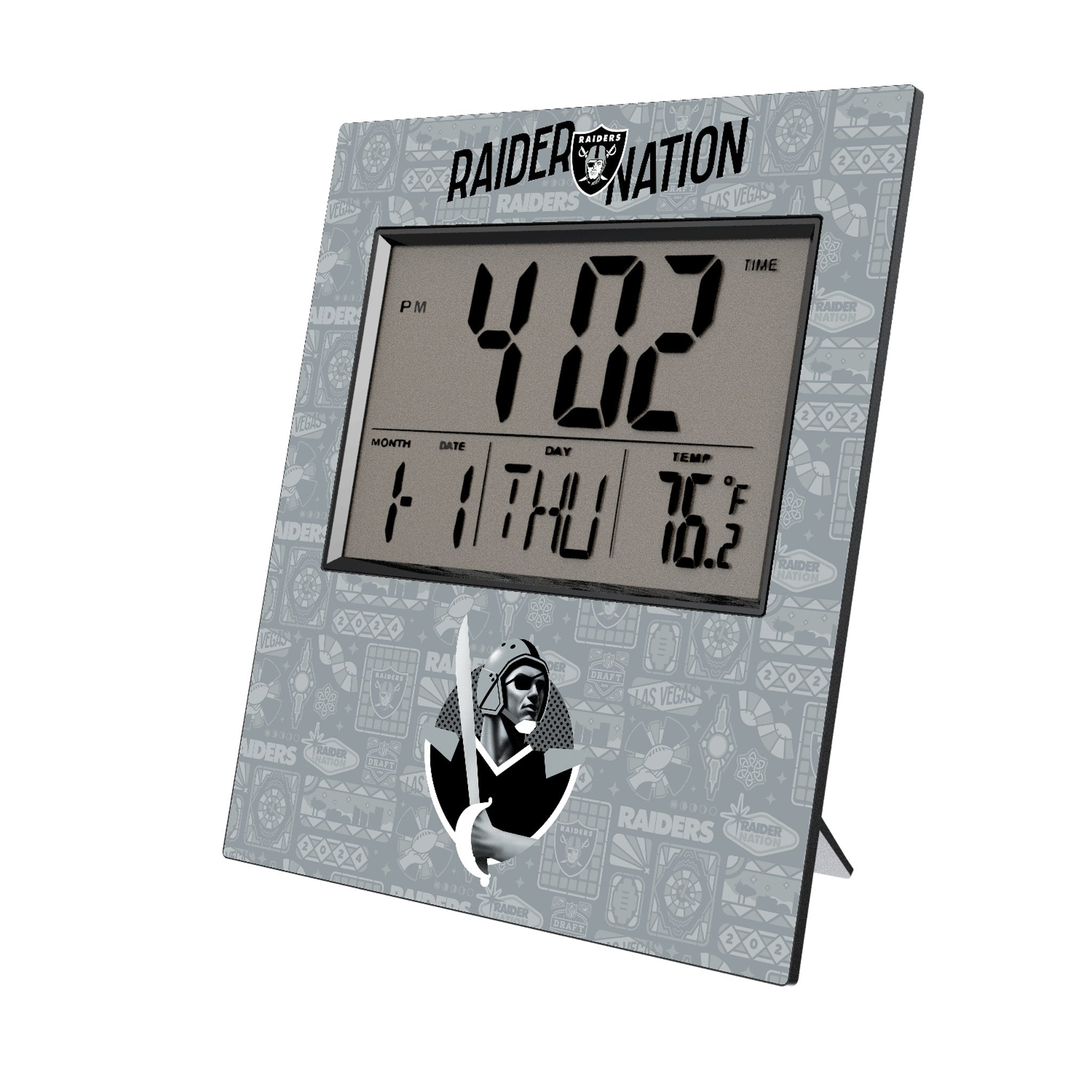 Las Vegas Raiders 2024 Edition Wall Clock